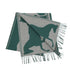 HERMES TETE A COU WINTER SCARF VERT CYPRES GRIS CHINE CASHMERE ACCESSORY 90319703
