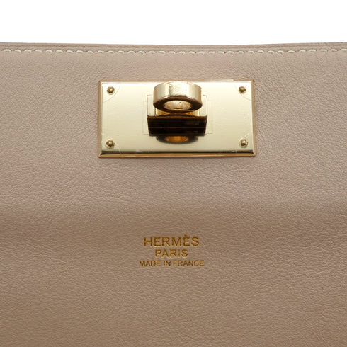 HERMES TOOLBOX 20 ETOUPE DOBRIS 2012 SQUARE P GOLD HARDWARE 90350191