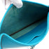 HERMES TRIM 24 TURQUOISE CHEVRE SHOULDER BAG 2005 SQUARE I PALLADIUM HARDWARE 90332916