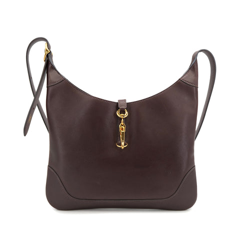 HERMES TRIM 31 EBENE EVER GRAIN SHOULDER BAG 2020 Y STAMP GOLD HARDWARE 90323084