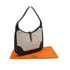 HERMES TRIM 31 CHOCOLATE ECRU TOILE H EVER GRAIN SHOULDER BAG 2001 SQUARE E PALLADIUM HARDWARE 90348421