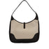 HERMES TRIM 31 CHOCOLATE ECRU TOILE H EVER GRAIN SHOULDER BAG 2001 SQUARE E PALLADIUM HARDWARE 90348421
