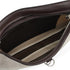 HERMES TRIM 31 CHOCOLATE ECRU TOILE H EVER GRAIN SHOULDER BAG 2001 SQUARE E PALLADIUM HARDWARE 90348421