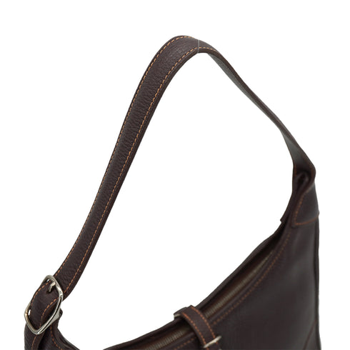 HERMES TRIM 31 CHOCOLAT TAURILLON CLEMENCE SHOULDER BAG 1999 SQUARE C PALLADIUM HARDWARE 90327878