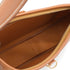 HERMES TRIM 31 GOLD COUCHEVEL SHOULDER BAG 1998 SQUARE B GOLD HARDWARE 90344355