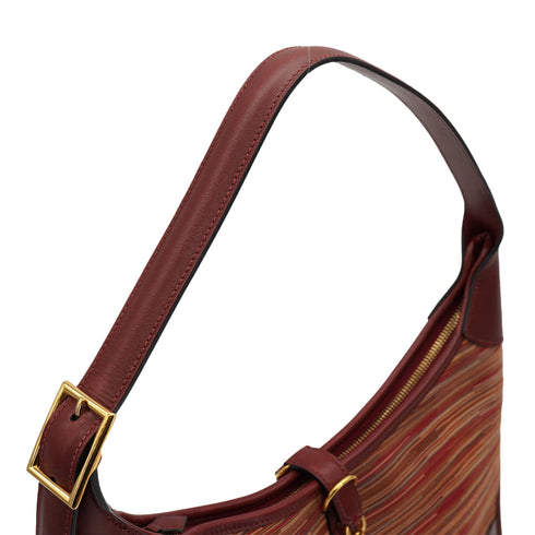 HERMES TRIM 35 ROUGE H VIBRATO BOX CALF SHOULDER BAG 2001 SQUARE E GOLD HARDWARE 90326784