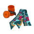 HERMES TWILLY CAPITALES SCARF MULTICOLOR SILK 90334171