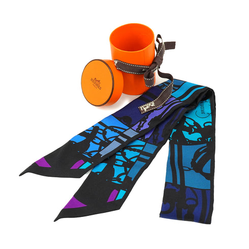HERMES TWILLY EN DÉSORDRE SCARF MULTICOLOR SILK 90343429