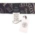 HERMES TWILLY FRINGE LES CLES A POIS BLACK WHITE SILK LEATHER 90345988