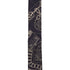 HERMES TWILLY FRINGE LES CLES A POIS BLACK WHITE SILK LEATHER 90345988