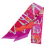 HERMES TWILLY TATERSALE SCARF PINK MULTICOLOR SILK 90345086