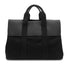 HERMES VALPARAISO MM BLACK TOILE CHEVRONS VEAU SWIFT HAND BAG 90325937