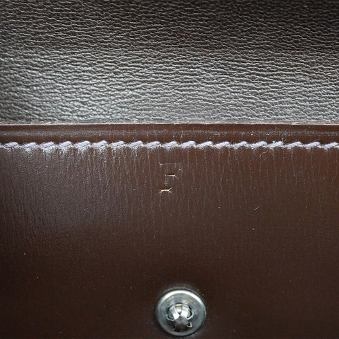 HERMES VASCO CHOCOLAT BOX CALF HAND BAG GOLD HARDWARE 90334864