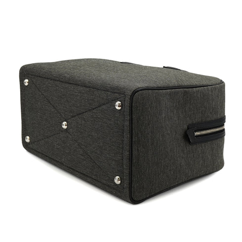 HERMES VICTORIA2 43 BLACK GRAY TOILE TECHNIQUE TAURILLON CLEMENCE 2015 T STAMP 90331369