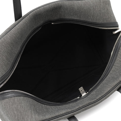 HERMES VICTORIA2 43 BLACK GRAY TOILE TECHNIQUE TAURILLON CLEMENCE 2015 T STAMP 90331369