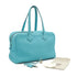 HERMES VICTORIA 2 35 BLUE ATOLL TAURILLON CLEMENCE HAND BAG 2015 T STAMP PALLADIUM HARDWARE 90333175