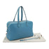 HERMES VICTORIA 2 35 BLUE JEAN TAURILLON CLEMENCE HAND BAG 2015 T STAMP PALLADIUM HARDWARE 90334271