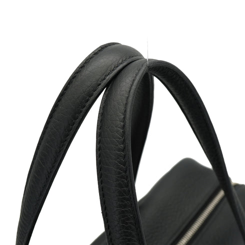 HERMES VICTORIA 2 35 FOURRE TOUT BLACK TAURILLON CLEMENCE HAND BAG 2022 U STAMP PALLADIUM HARDWARE 90335044