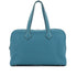 HERMES VICTORIA 35 BLUE JEAN TAURILLON CLEMENCE HAND BAG 2010 SQUARE N PALLADIUM HARDWARE 90335796