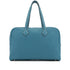 HERMES VICTORIA 35 BLUE JEAN TAURILLON CLEMENCE HAND BAG 2010 SQUARE N PALLADIUM HARDWARE 90335796