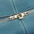 HERMES VICTORIA 35 BLUE JEAN TAURILLON CLEMENCE HAND BAG 2010 SQUARE N PALLADIUM HARDWARE 90335796