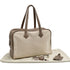 HERMES VICTORIA 35 ETOUPE TOILE H TAURILLON CLEMENCE HAND BAG 2007 SQUARE K PALLADIUM HARDWARE 90335153