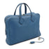 HERMES VICTORIA 40 BLEU AZUR EVERGRAIN HAND BAG 2018 C STAMP PALLADIUM HARDWARE 90334496