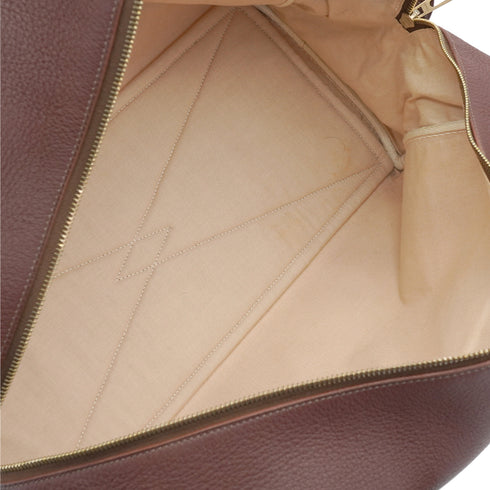 HERMES VICTORIA 43 TERRE TOILE H TAURILLON CLEMENCE HAND BAG GOLD HARDWARE 90347823