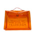 HERMES VINYL KELLY SOUVENIRDEL' EXPOSITION 1998 ORANGE VINYL HAND BAG 90319135