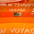 HERMES VINYL KELLY SOUVENIRDEL' EXPOSITION 1998 ORANGE VINYL HAND BAG 90319135
