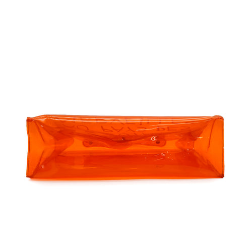 HERMES VINYL KELLY SOUVENIRDEL' EXPOSITION 1998 ORANGE VINYL HAND BAG 90335749