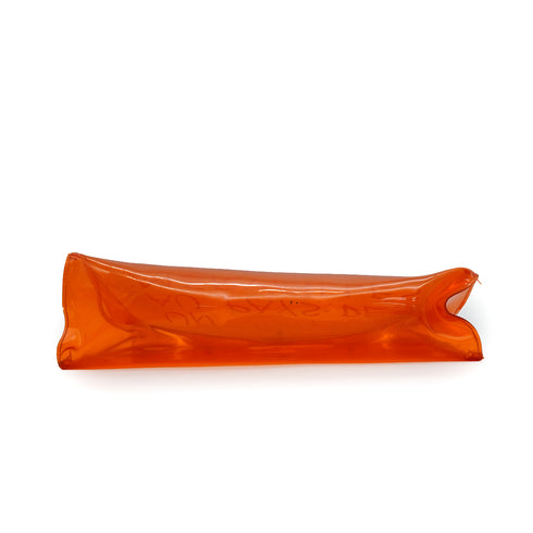 HERMES VINYL KELLY SOUVENIRDEL' EXPOSITION 1998 ORANGE VINYL HAND BAG 90338369