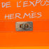 HERMES VINYL KELLY SOUVENIRDEL' EXPOSITION 1998 ORANGE VINYL HAND BAG 90338369
