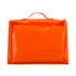 HERMES VINYL KELLY SOUVENIRDEL' EXPOSITION 1998 ORANGE VINYL HAND BAG 90340380