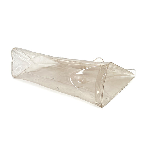 HERMES VINYL KELLY SOUVENIR DE L' EXPOSITION 1997 CLEAR HAND BAG GOLD HARDWARE 90321764