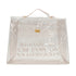 HERMES VINYL KELLY SOUVENIR DE L' EXPOSITION 1997 CLEAR HAND BAG GOLD HARDWARE 90331839