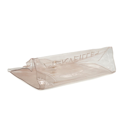 HERMES VINYL KELLY SOUVENIR DE L' EXPOSITION 1997 CLEAR HAND BAG GOLD HARDWARE 90331839
