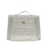HERMES VINYL KELLY SOUVENIR DE L' EXPOSITION 1997 CLEAR HAND BAG GOLD HARDWARE 90338368