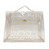 HERMES VINYL KELLY SOUVENIR DE L' EXPOSITION 1997 CLEAR HAND BAG GOLD HARDWARE 90327388