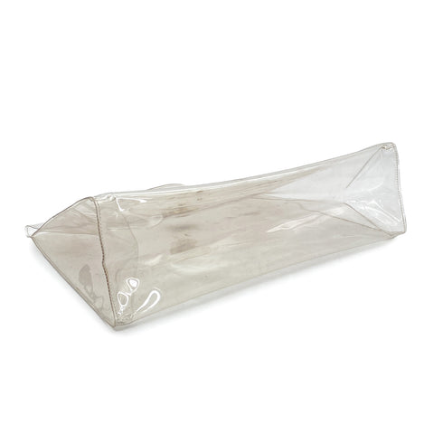 HERMES VINYL KELLY SOUVENIR DE L' EXPOSITION 1997 CLEAR HAND BAG GOLD HARDWARE 90327390