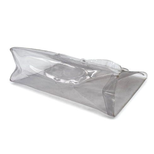 HERMES VINYL KELLY SOUVENIR DE L' EXPOSITION 1997 CLEAR HAND BAG GOLD HARDWARE 90327400