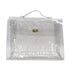HERMES VINYL KELLY SOUVENIR DE L' EXPOSITION 1997 CLEAR HAND BAG GOLD HARDWARE 90327405