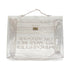 HERMES VINYL KELLY SOUVENIR DE L' EXPOSITION 1997 CLEAR HAND BAG GOLD HARDWARE 90327406