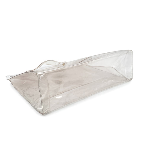 HERMES VINYL KELLY SOUVENIR DE L' EXPOSITION 1997 CLEAR HAND BAG GOLD HARDWARE 90327408