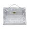 HERMES VINYL KELLY SOUVENIR DE L' EXPOSITION 1997 CLEAR HAND BAG GOLD HARDWARE 90327409