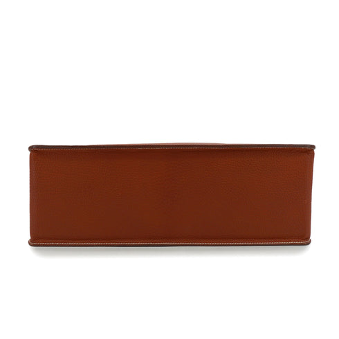 HERMES WHITEBUS GM NOISETTE FJORD HAND BAG 2001 SQUARE E 90351086