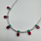 K18WG Ruby Necklace R4.22 TM0.64 D0.594 59398