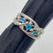 Pt900 Paraiba Ring PRT0.31 D0.17 US6.5 57902
