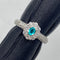 Pt900 Paraiba Ring PRB0.12 D0.8 US5.25 58890