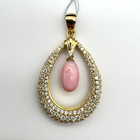 K18 Conch Pearl Pen Top CP3.893 D1.74 59399